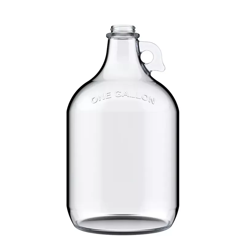 1L Glaskrug mit Griff und Schraubverschluss