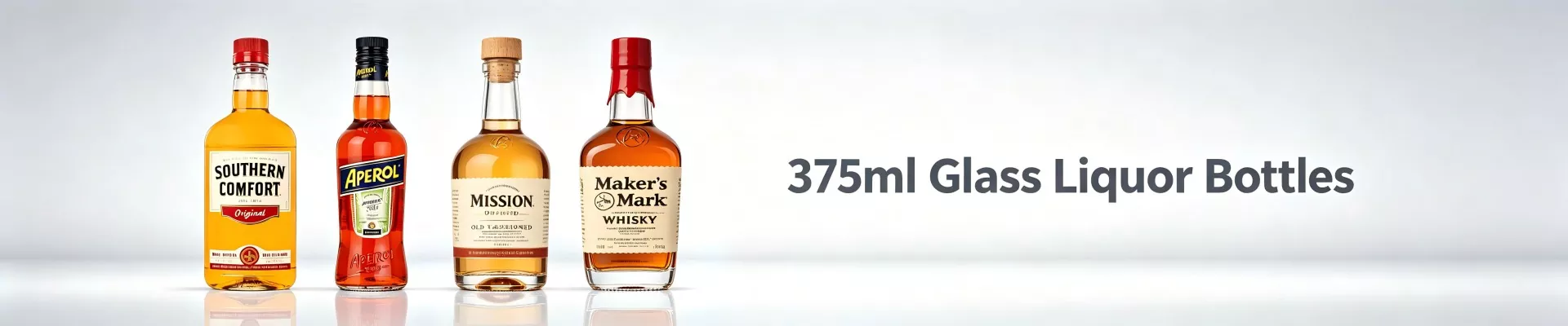 375 ml Likörflaschen aus Glas