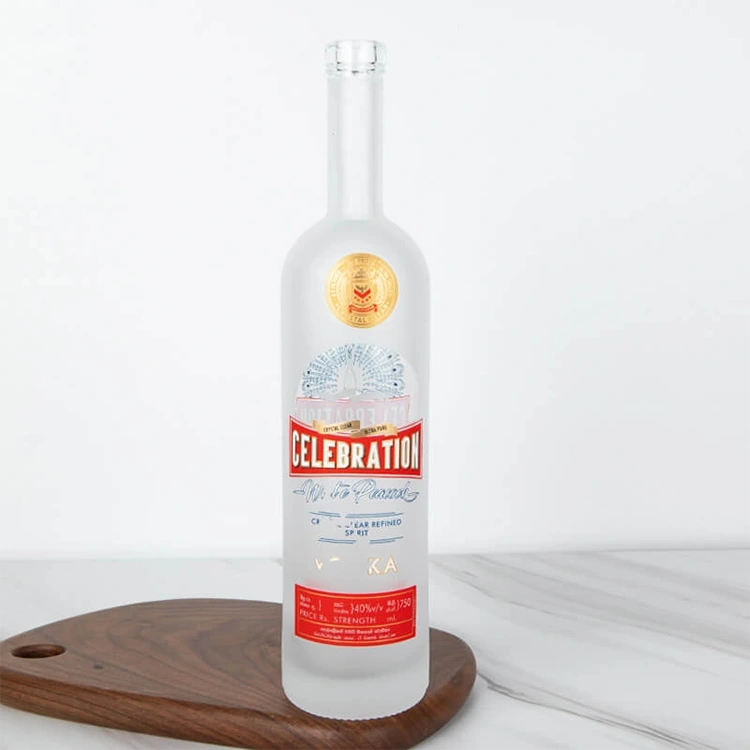 750 ml runde Arizona-Spirituosenflasche aus Glas