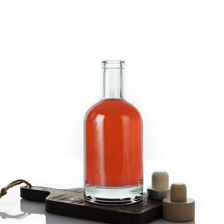 Klassische runde Boston-Glasflasche